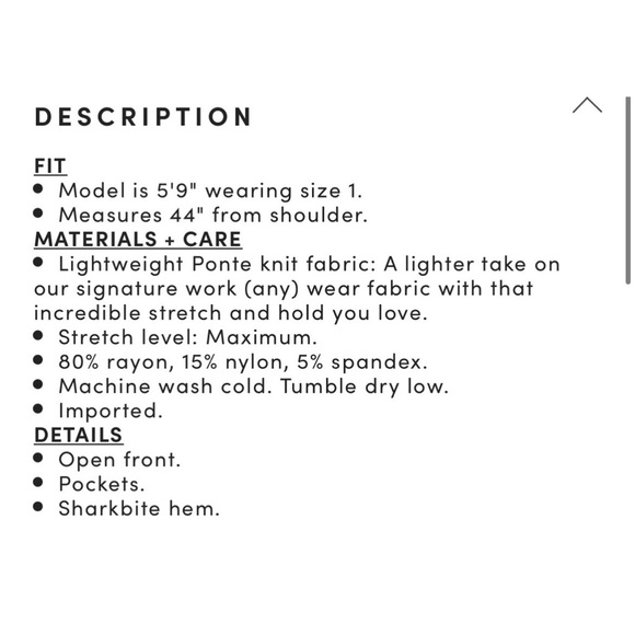 NWT Torrid Brushed Ponte Drape Front Cardigan - Picture 4 of 8